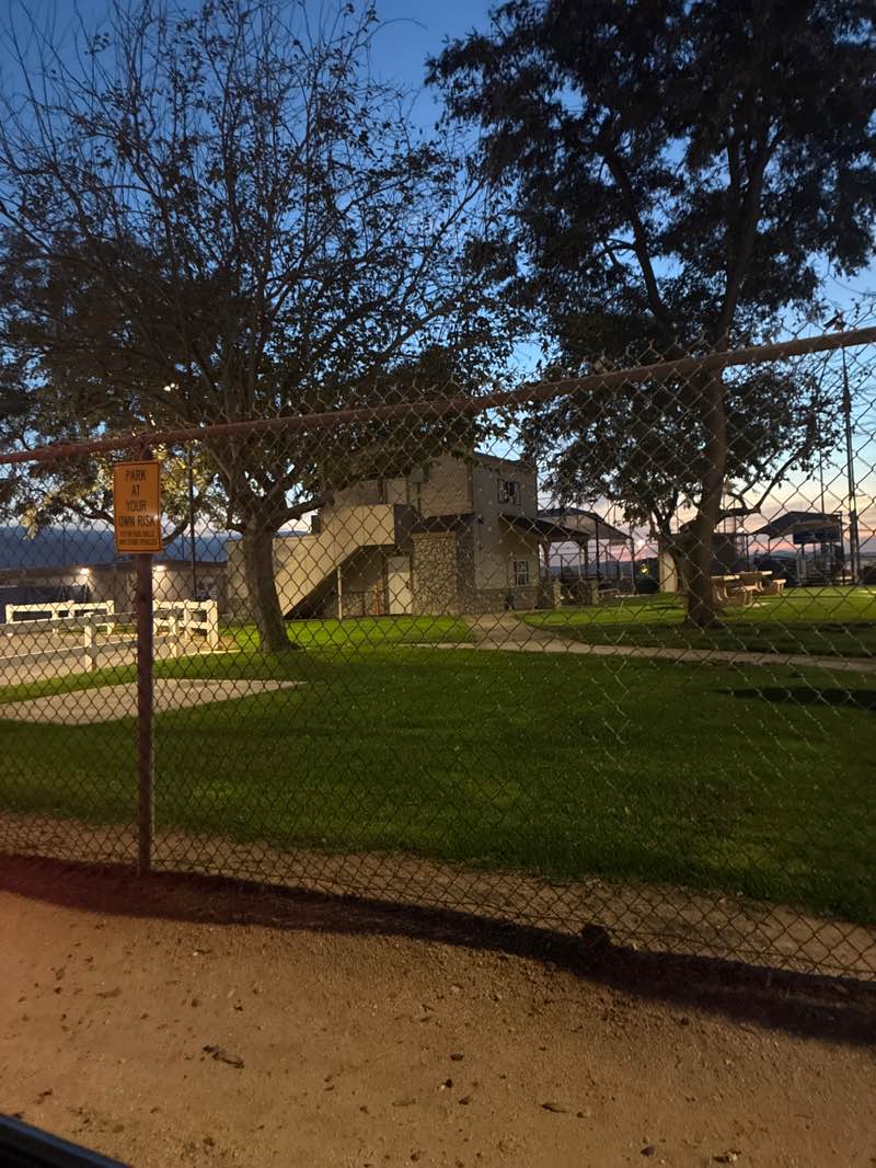 walking near me in Wayne Makin Field in winter