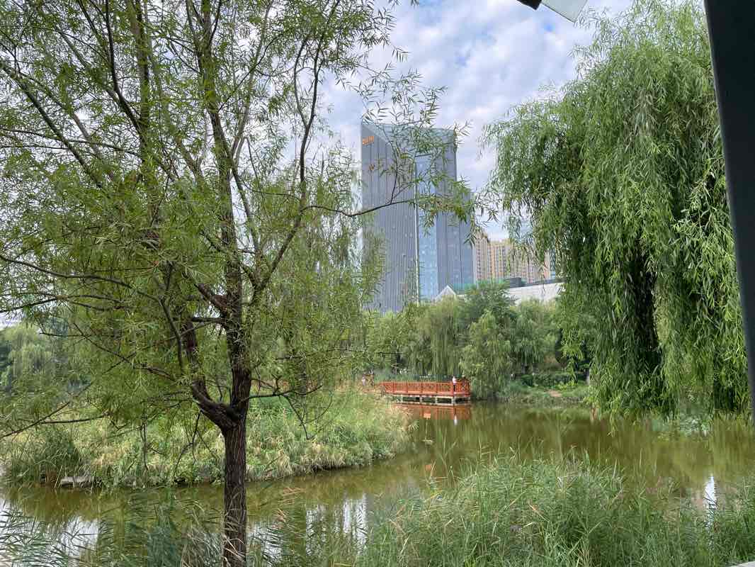 walking near me in Chang'an Park in winter