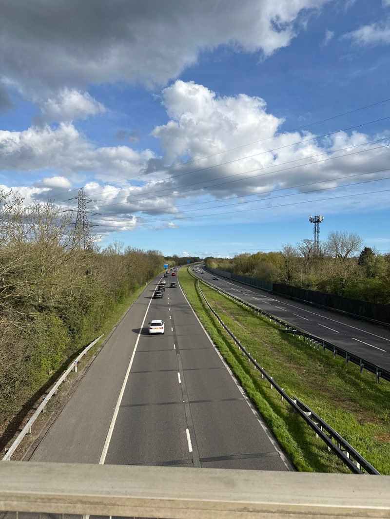 walking near me in Winnersh Meadows in spring
