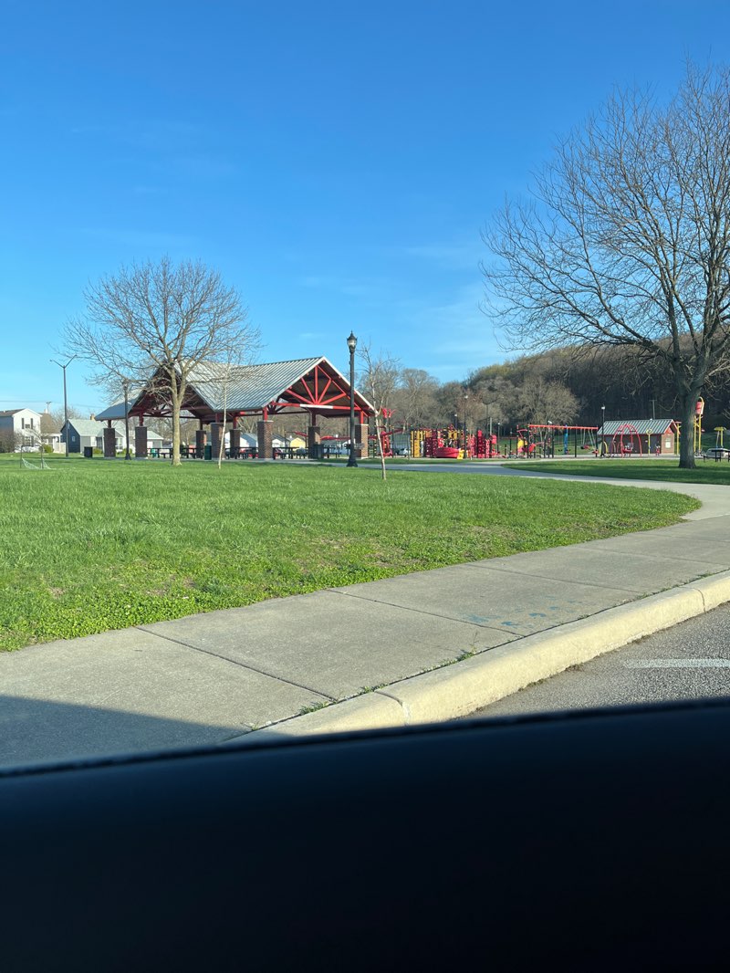 walking near me in Gibhard Playground in spring