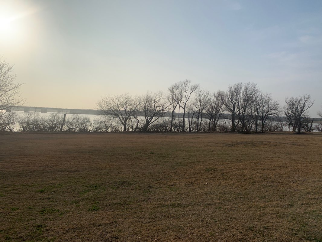 walking near me in Little Elm Park in winter