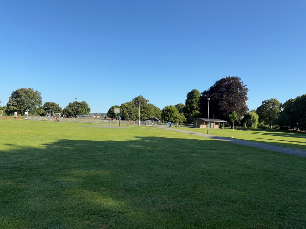 walking near me in Rock Park in summer