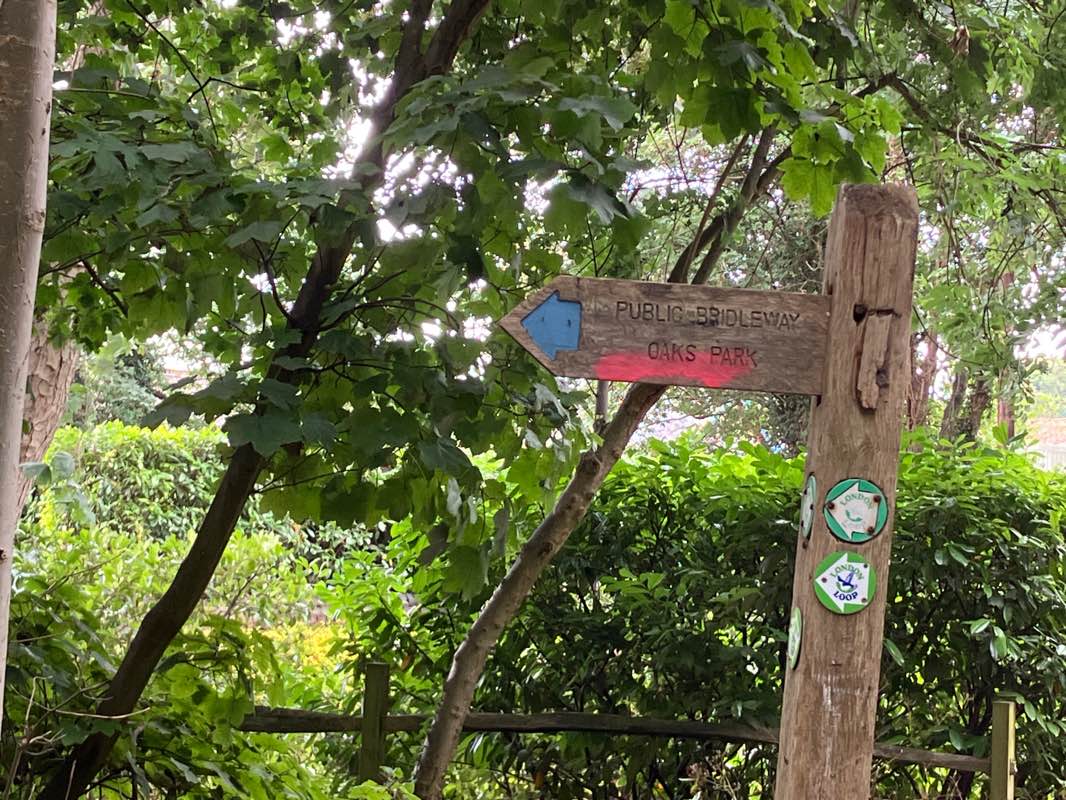 walking near me in Oaks Park in winter