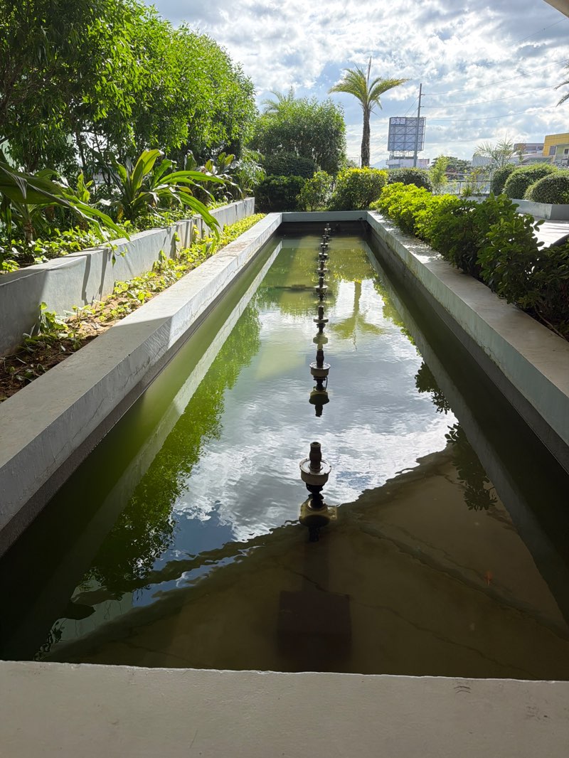 walking near me in SM City Cabanatuan Sky Garden in winter