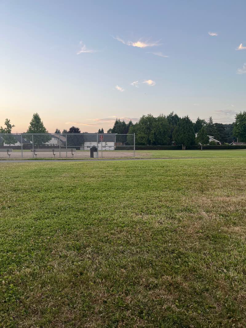 walking near me in Sam Peach Park in summer