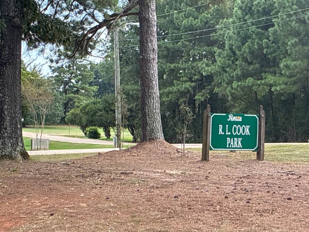 walking near me in R. L. Cook Park in summer