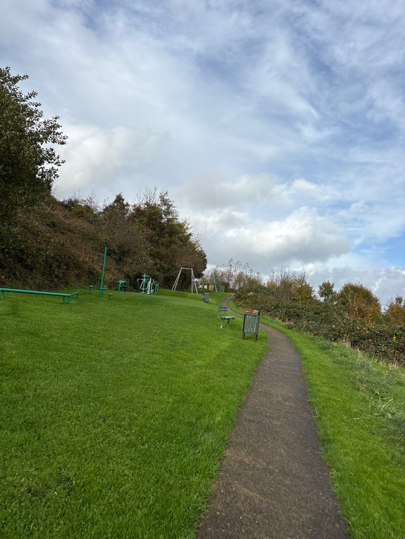 walking near me in Bryn Y Don Park in autumn