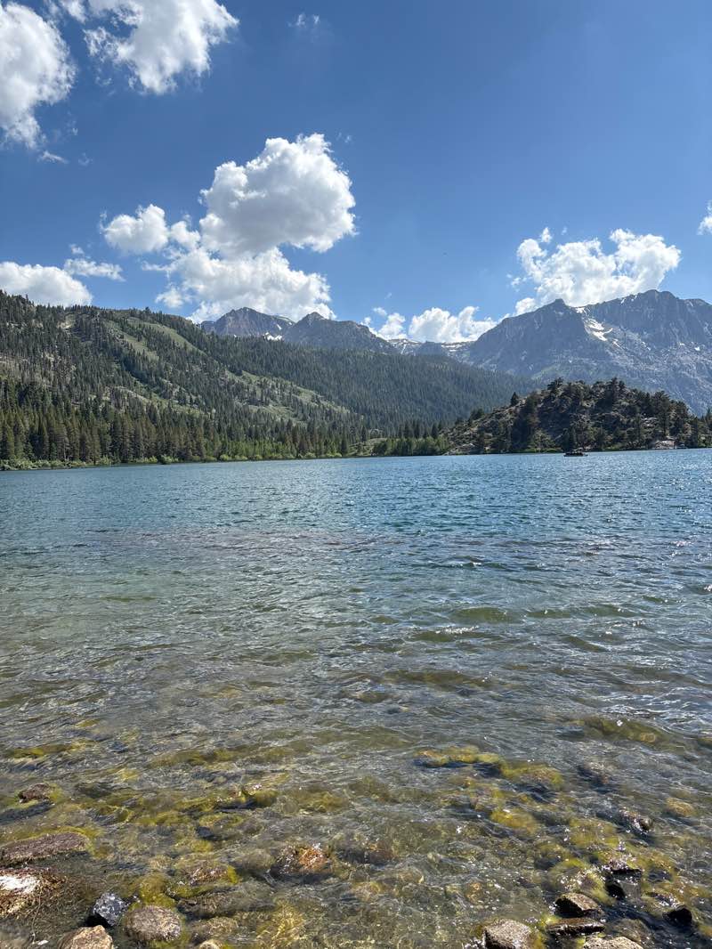 walking near me in Gull Lake Park in summer