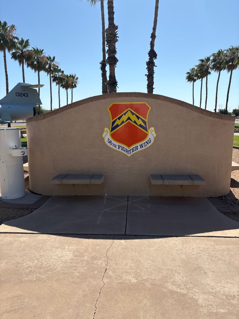 walking near me in Luke Air Force Base Airpark in summer