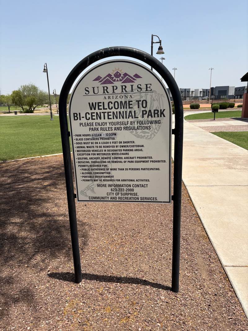 walking near me in Centennial Friendship Park in summer