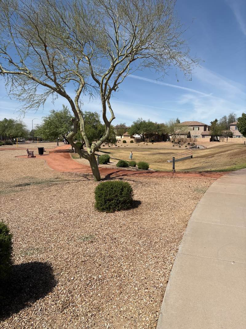 walking near me in Casa Del Rey Community Park in spring