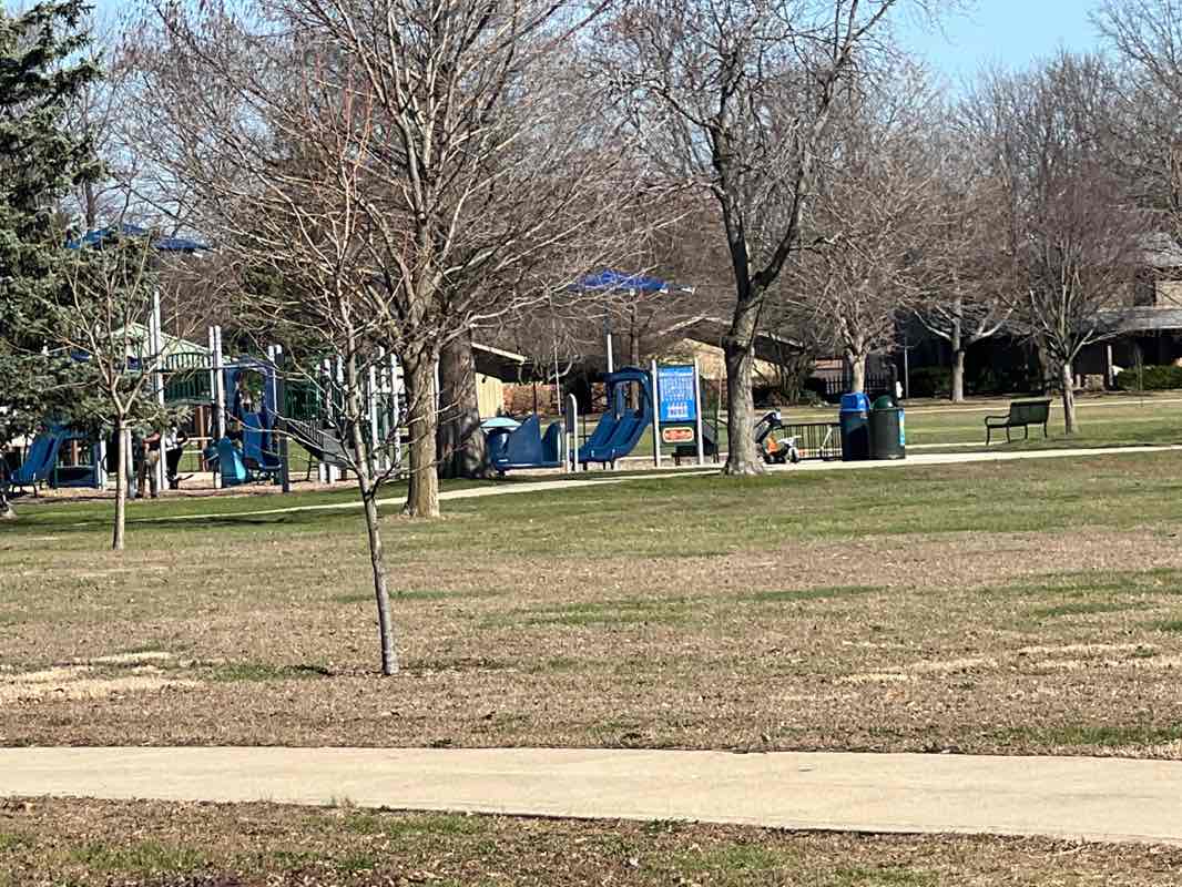 walking near me in Morrissey Park in spring