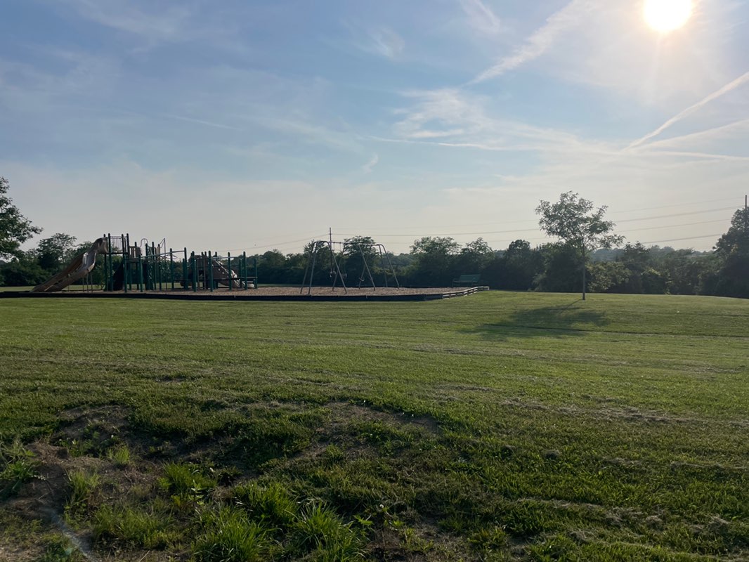 walking near me in Jarod Park in summer