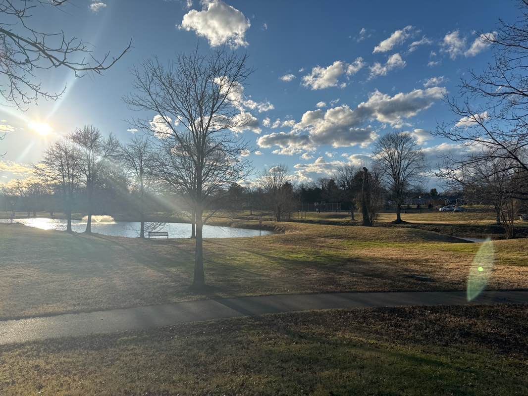 walking near me in Yowell Meadow Park in autumn