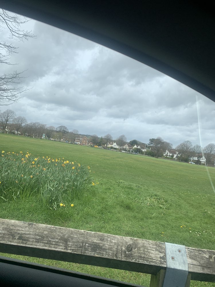 walking near me in Broadwater Green in spring