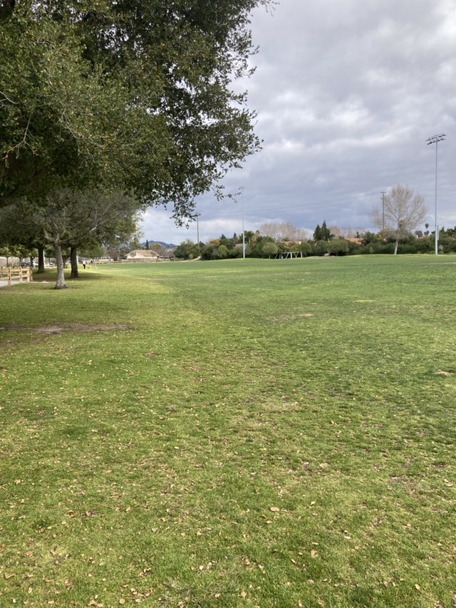 walking near me in Mance Buchanon Park in winter