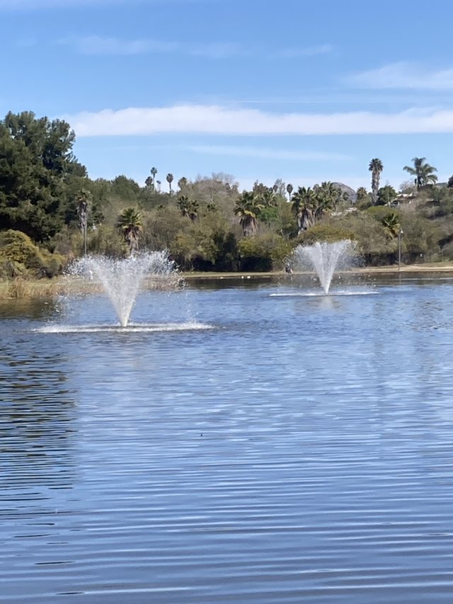 walking near me in Libby Lake Park in winter