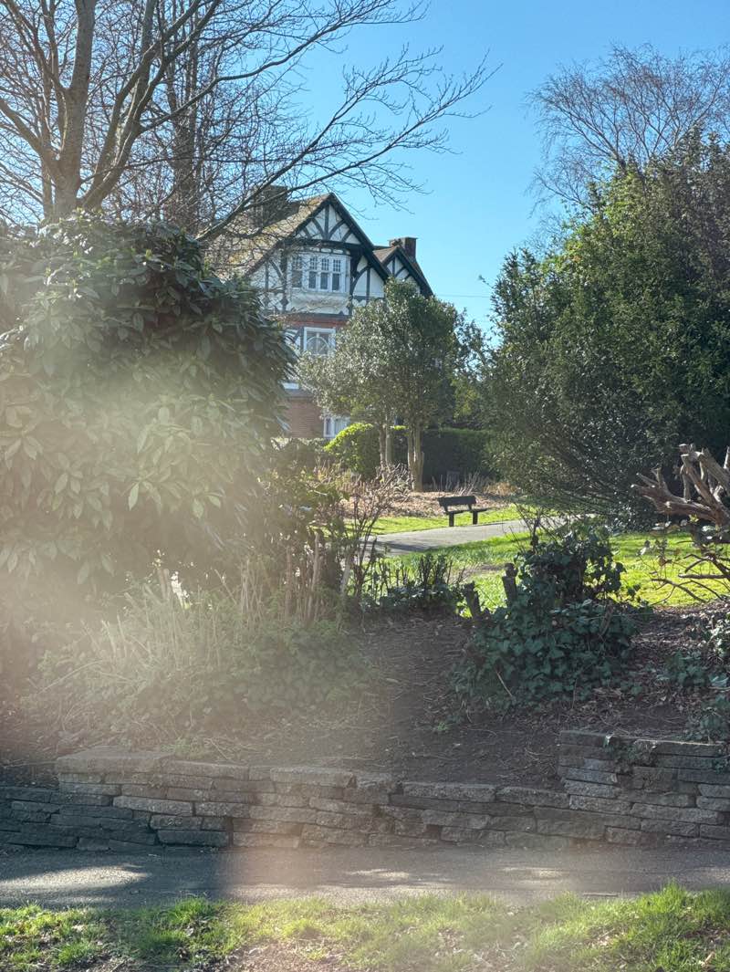 walking near me in Amherst Gardens in spring