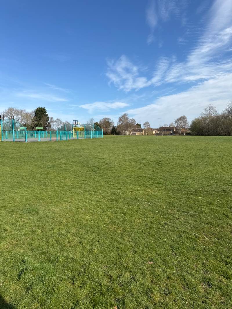 walking near me in Park Hill Recreation Ground in spring