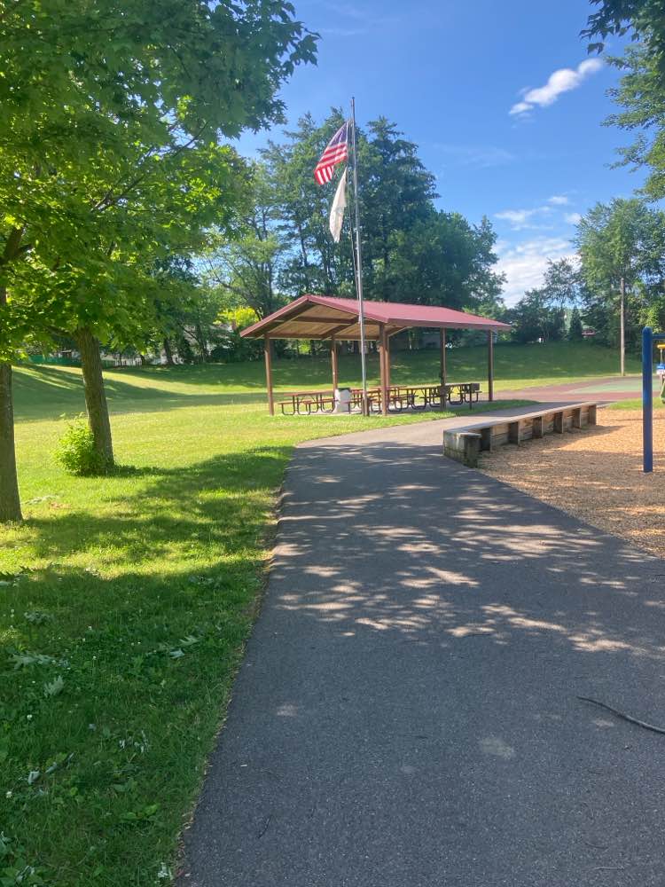 walking near me in Centerville Park in summer