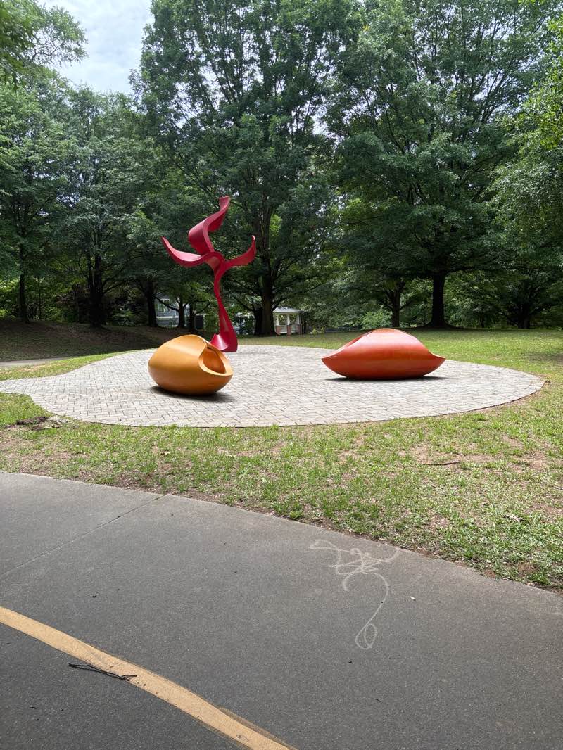 walking near me in Freedom Park in spring