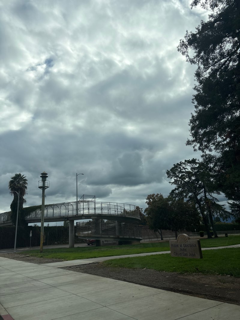 walking near me in Frank M. Santana Park in autumn