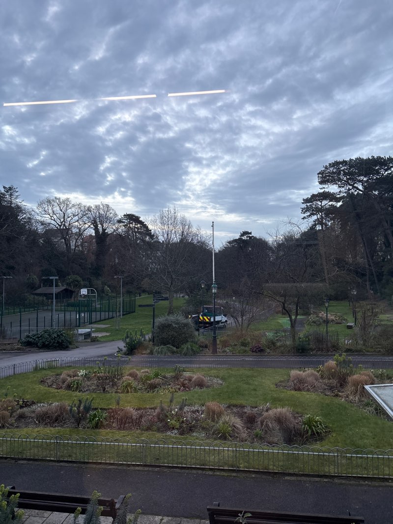 walking near me in Boscombe Chine Gardens in winter