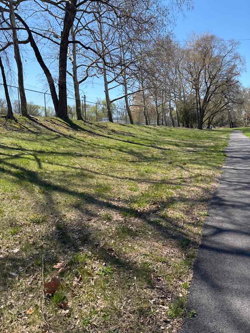 walking near me in Pennsauken Memorial Park Recreation Center in spring