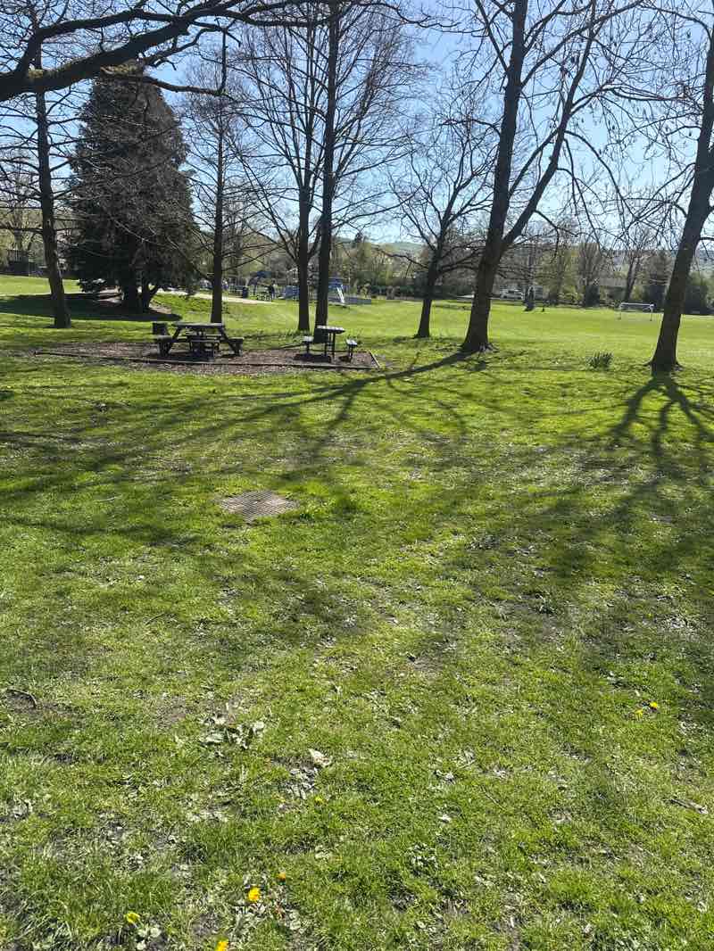 walking near me in Memorial Park in spring