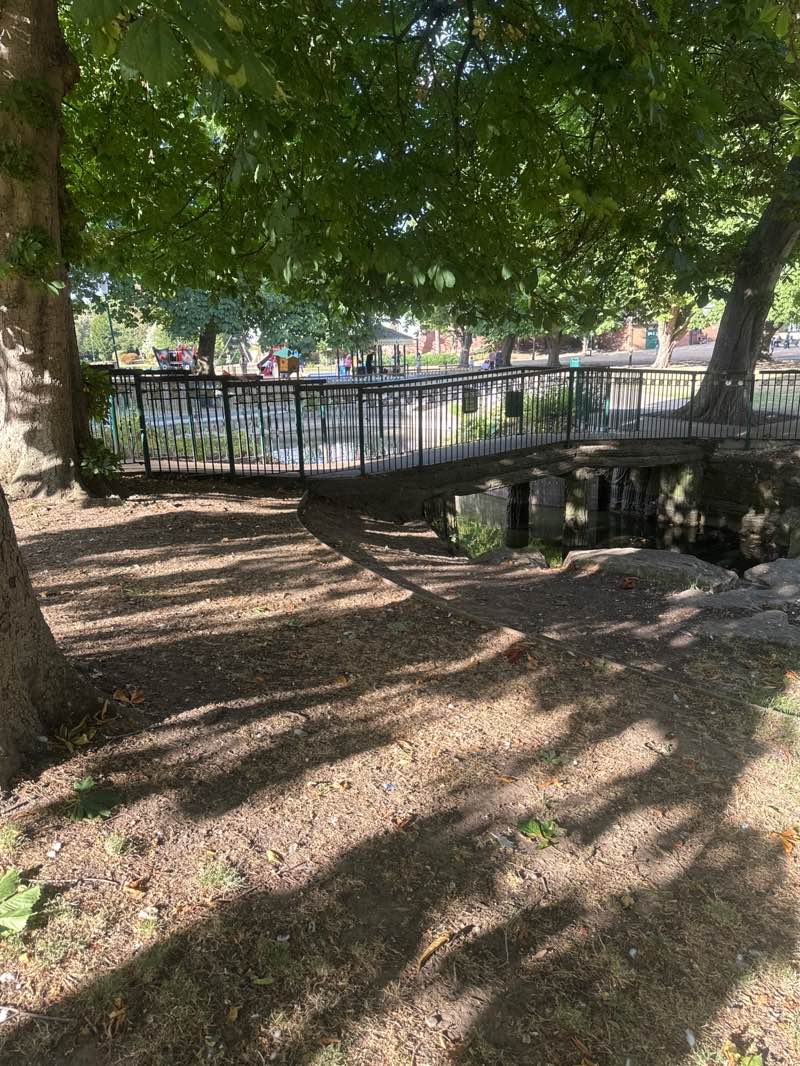 walking near me in Tower Gardens in summer