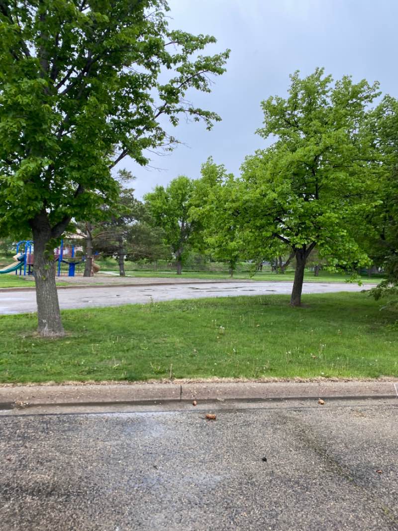 walking near me in Anderson Park in spring