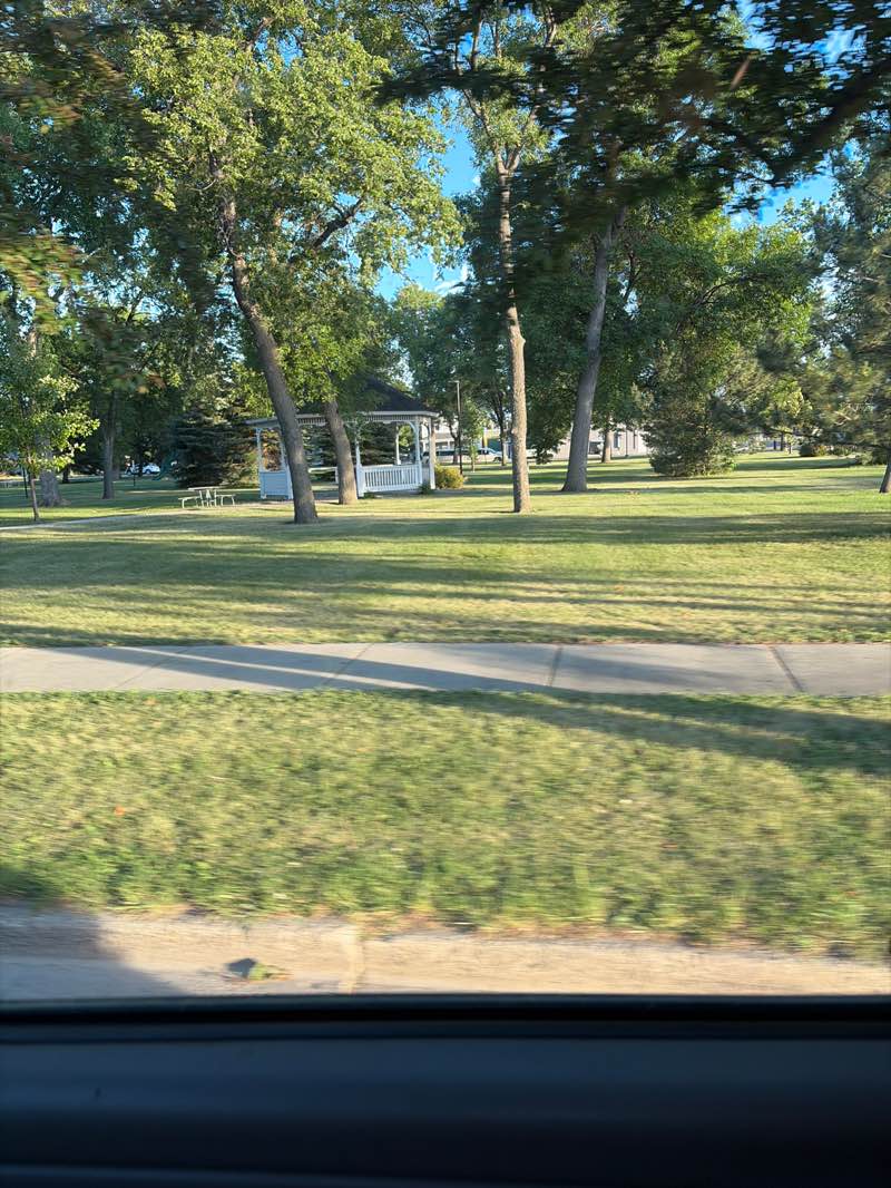 walking near me in Aldrich Park in summer