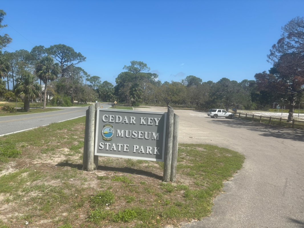 walking near me in Cedar Key Museum State Park in spring