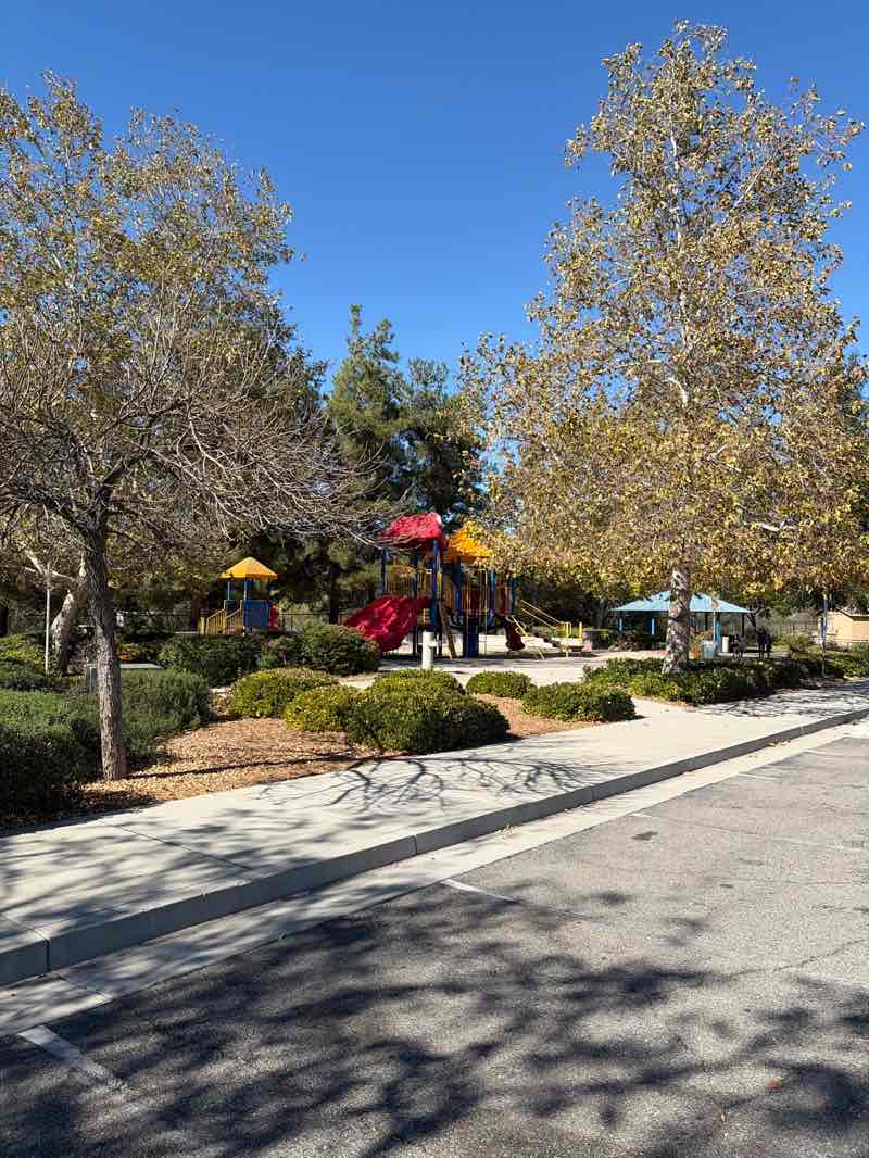 walking near me in Mira Mosa Park in autumn