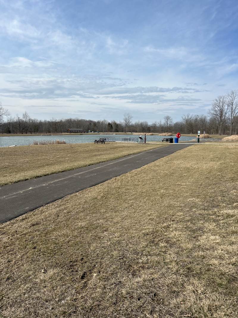 walking near me in W. S. Gibbs Memorial Park in spring