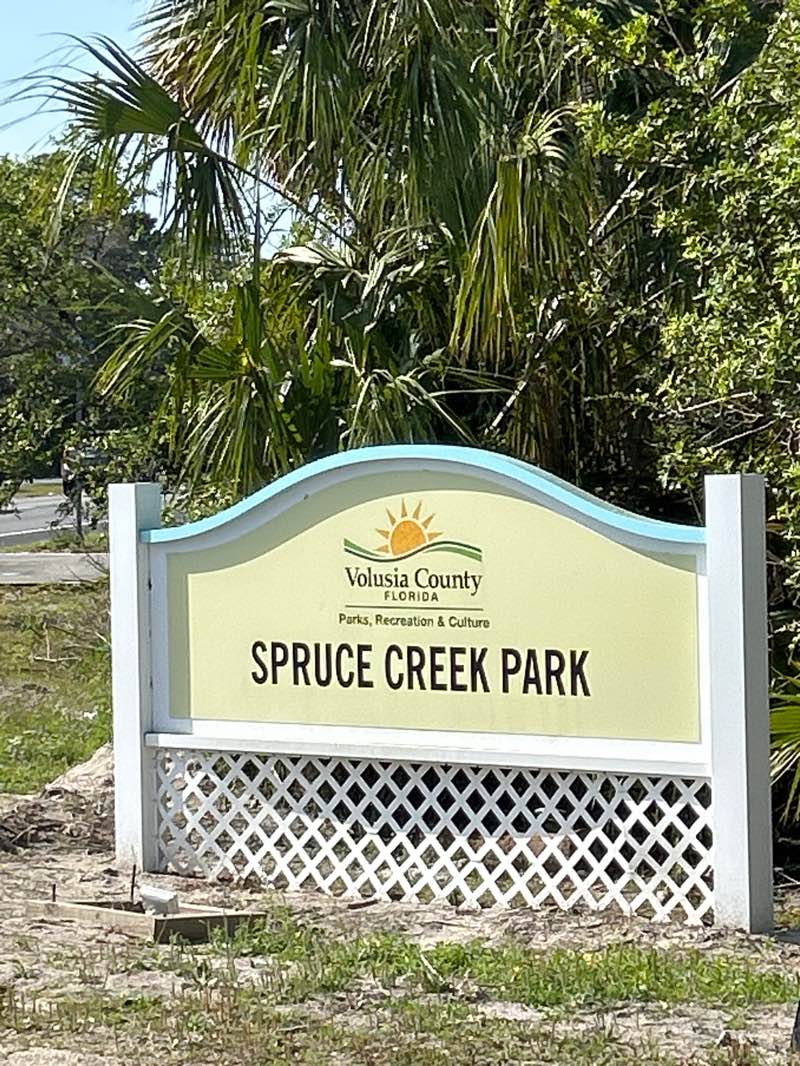 walking near me in Spruce Creek Park in spring