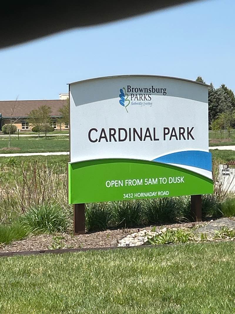 walking near me in Cardinal Park in spring