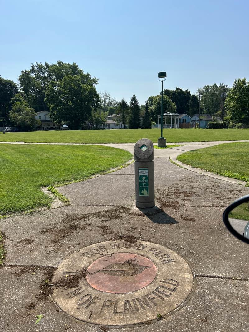 walking near me in Bob Ward Park in summer