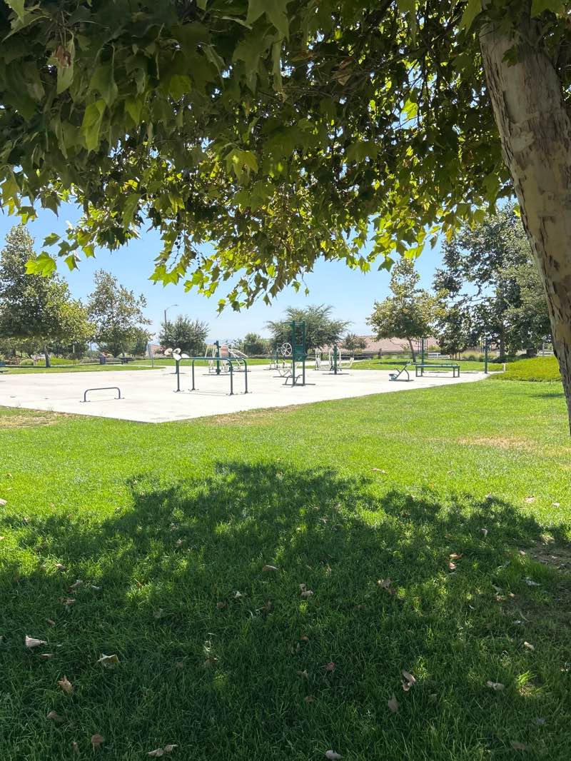 walking near me in Linear Workout Park in autumn
