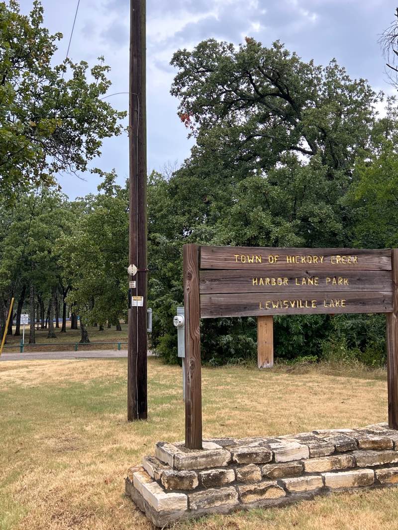 walking near me in Harbor Lane Park in autumn