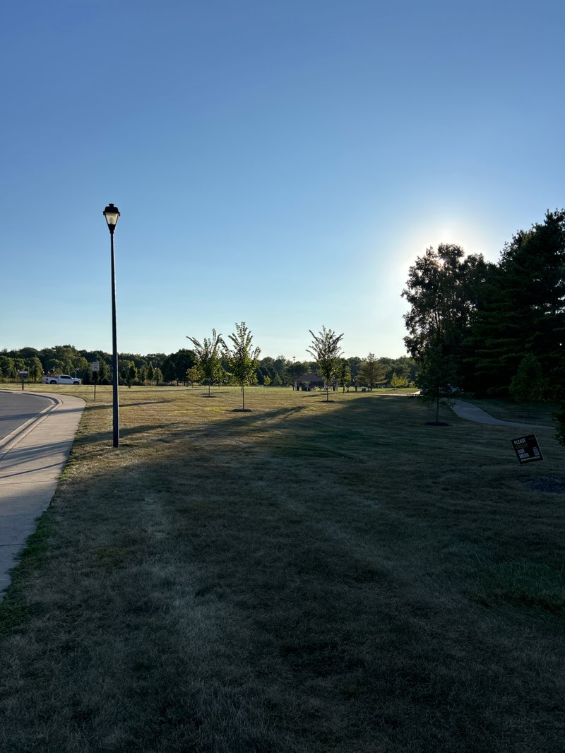 walking near me in Williams Park in autumn