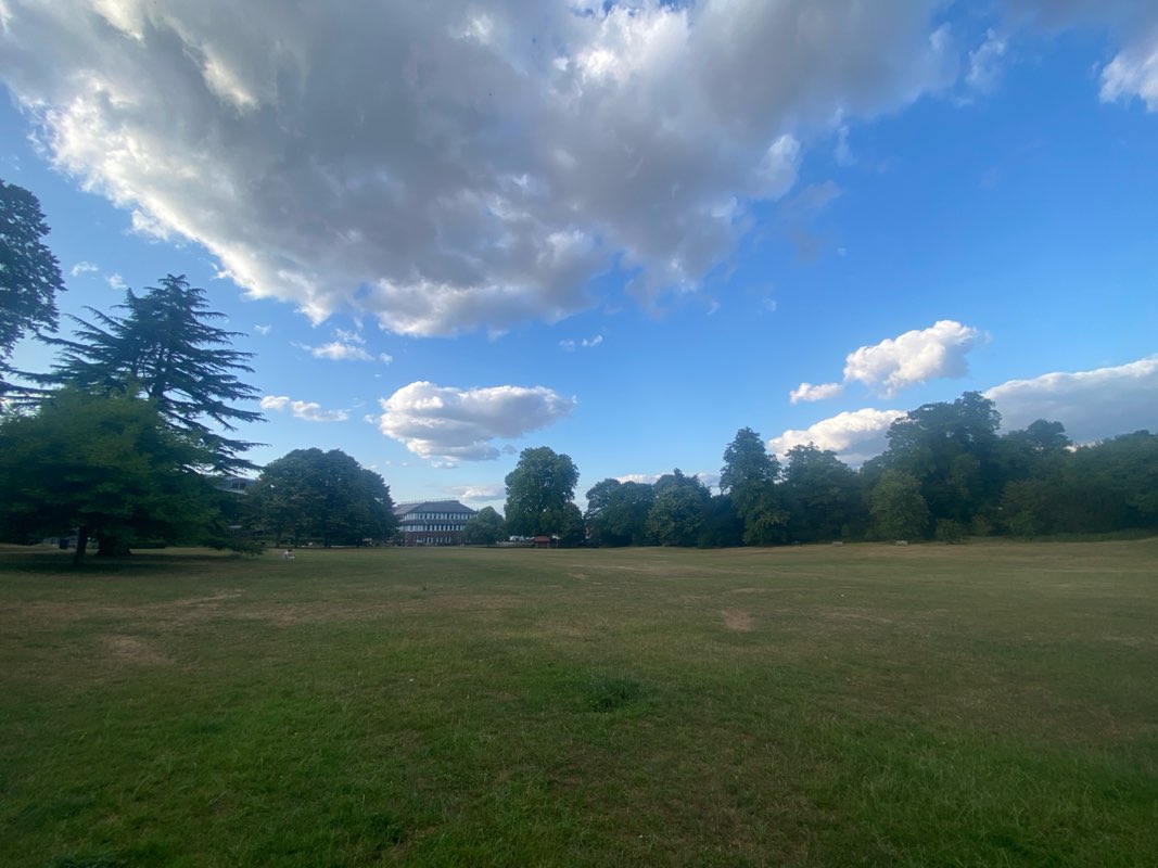 walking near me in War Memorial Park in summer