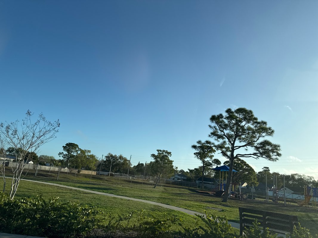 walking near me in Pinebrook Park in spring