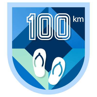 100 km icon