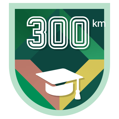 300 km
