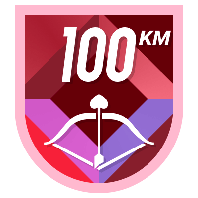 100 km icon