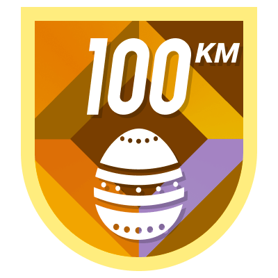 100 km icon