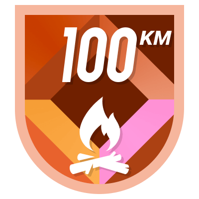 100 km icon