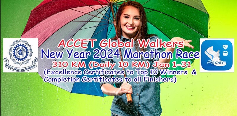 ACCET New Year 2024 Marathon Race logo
