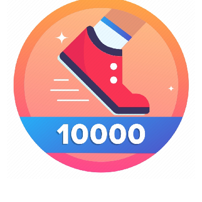 Daily 10000 steps Challenge icon